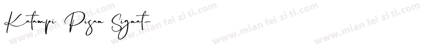 Katampi Pisan Signat字体转换